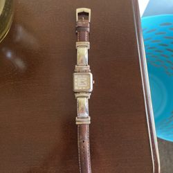 Ladies Watch Solid Silver 925 Including The Bracelet 