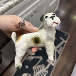 Vintage Porcelain Airedale Terrier Figurine