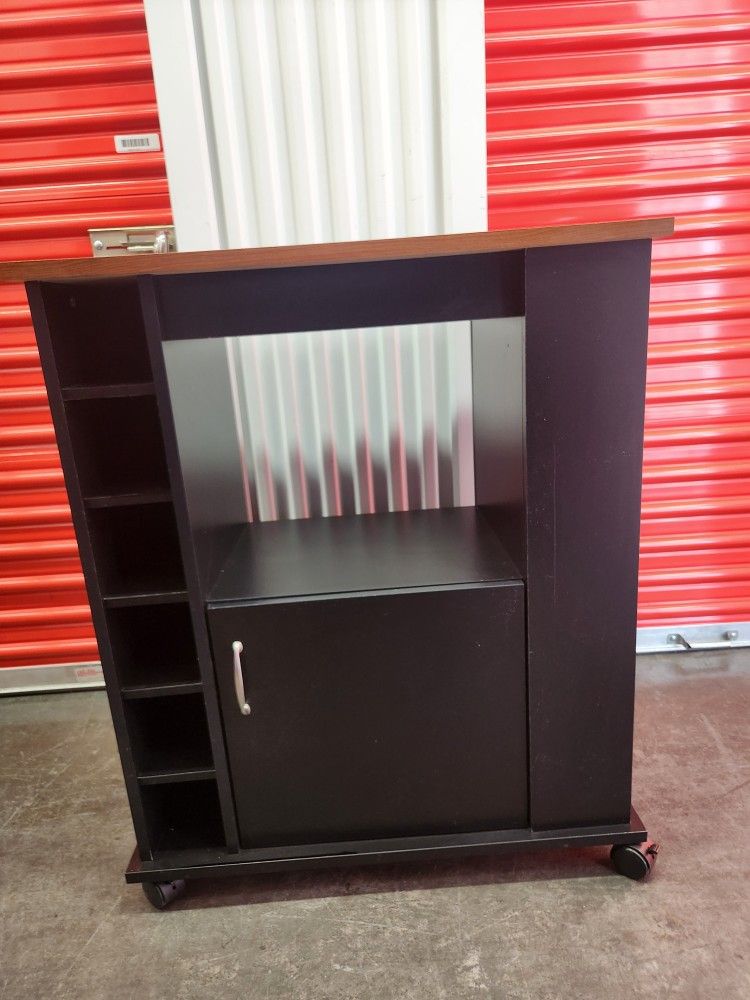 Tv. Stand Cabinet With Rollers