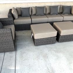 Outdoor Sunbrella Patio Furniture Set 