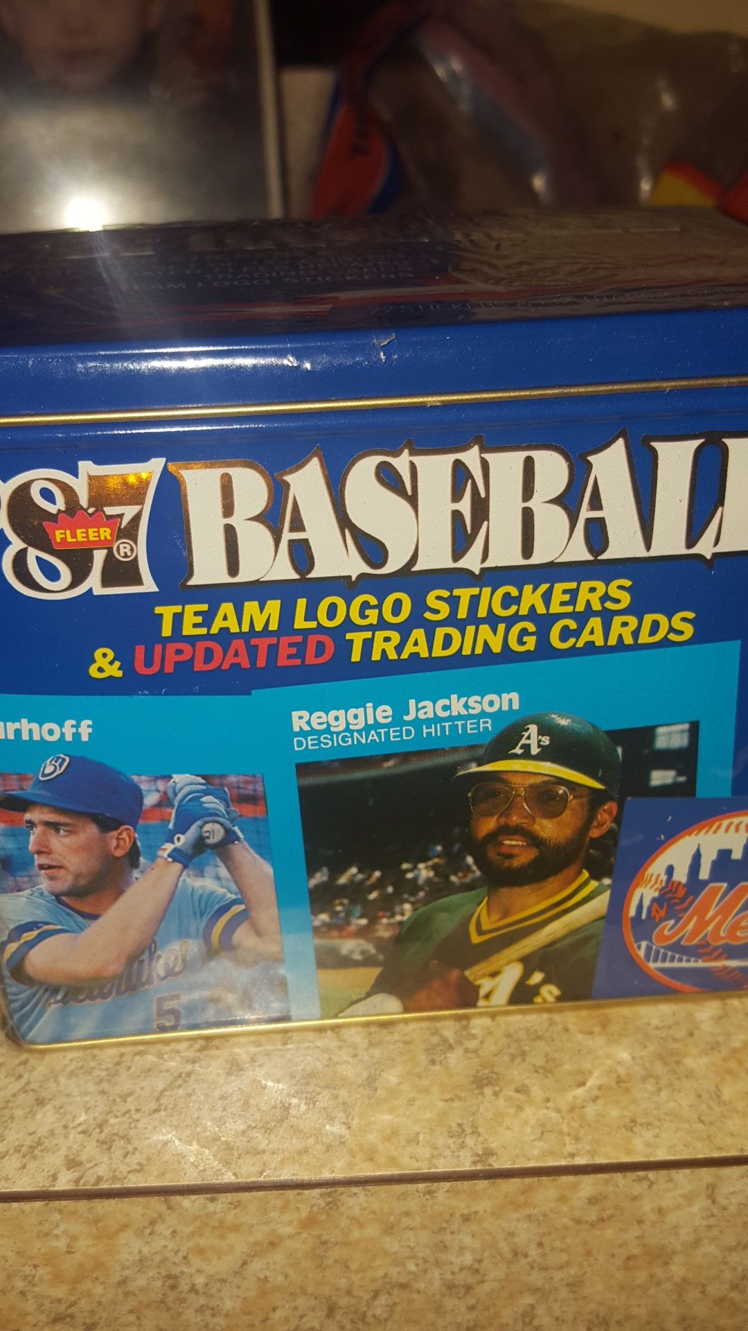 1987 Fleer Baseball Team Logo Stickers & Updated Trading Cards - Factory sealed
