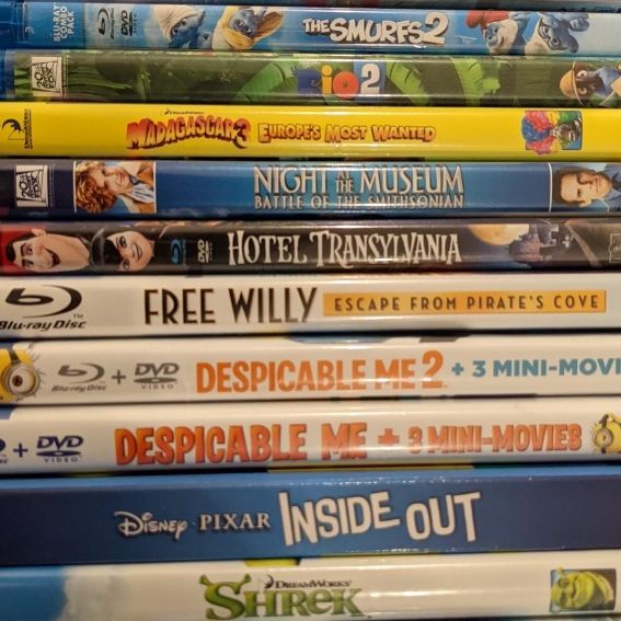 15 Blu Ray DVD's