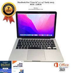 MacBook Pro "Core i5" 2.7 13" Early 2015 , 8GB, 128GB "H91693"