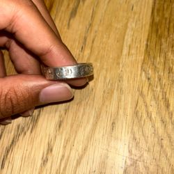 Pure Silver Chrome Hearts Ring/wedding Band 