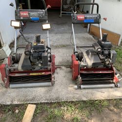 Toro Greenmaster 1000,and 800