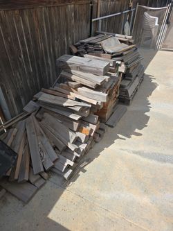 Free Large Lot of Reclaimed Wood Boards