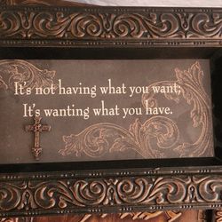 2 Metal Art Wall Hangings