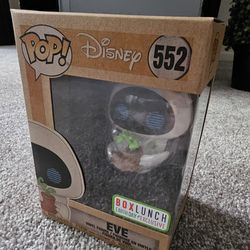 Wall-E EVE Disney PIXAR Funko POP Bobble Head Firgure Collectible Box Lunch Earth Day Exclusive Vinyl Plant Boot 552