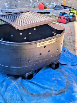 Custom welds duo  FIREPIT/BBQ