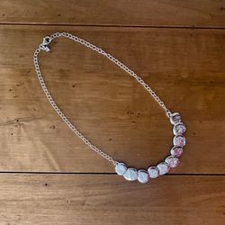 Silpada Sterling Silver Still Shining Retired Disc Necklace