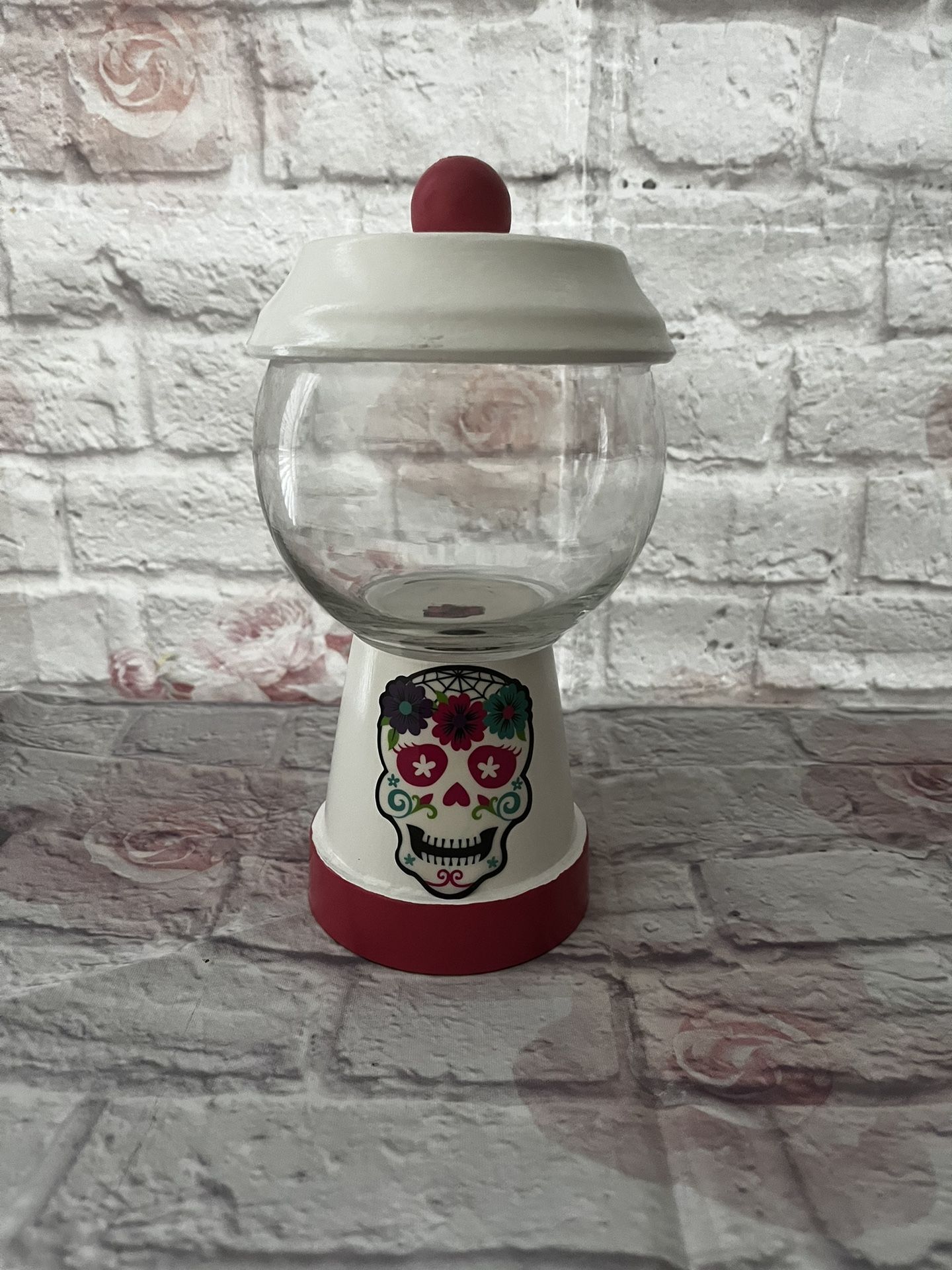 Day Of The Dead Skull Candy Dish