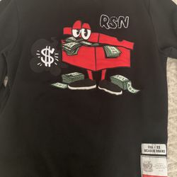 Black Sweatshirt Blk/rd $30 XL