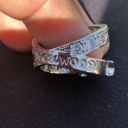 Vivienne Westwood New Belt Orb  Silver ring 