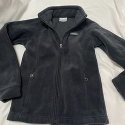 Boys Columbia police jacket, aize medium, black youth