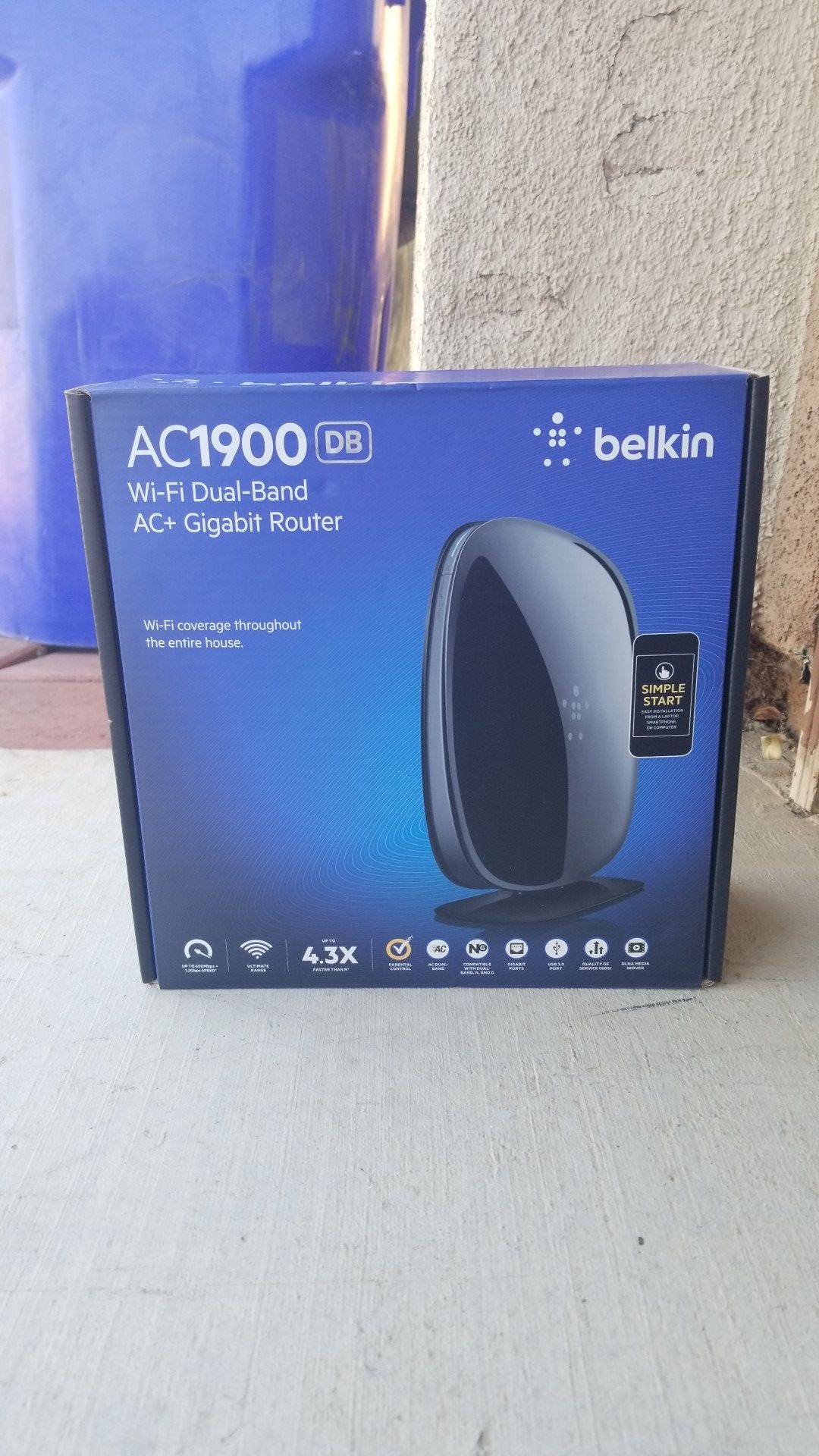 belkin ac1900 wifi dual band gigabit router