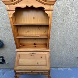 Vintage desk and shelves 