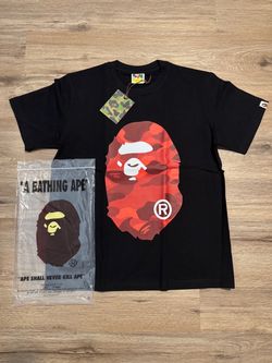 RED CAMO BATHING APE TEE