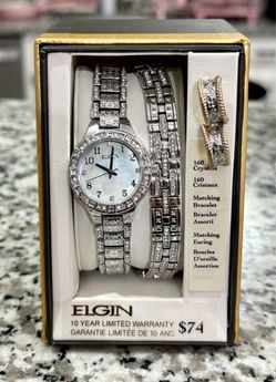 Elgin Ladies Watch Set