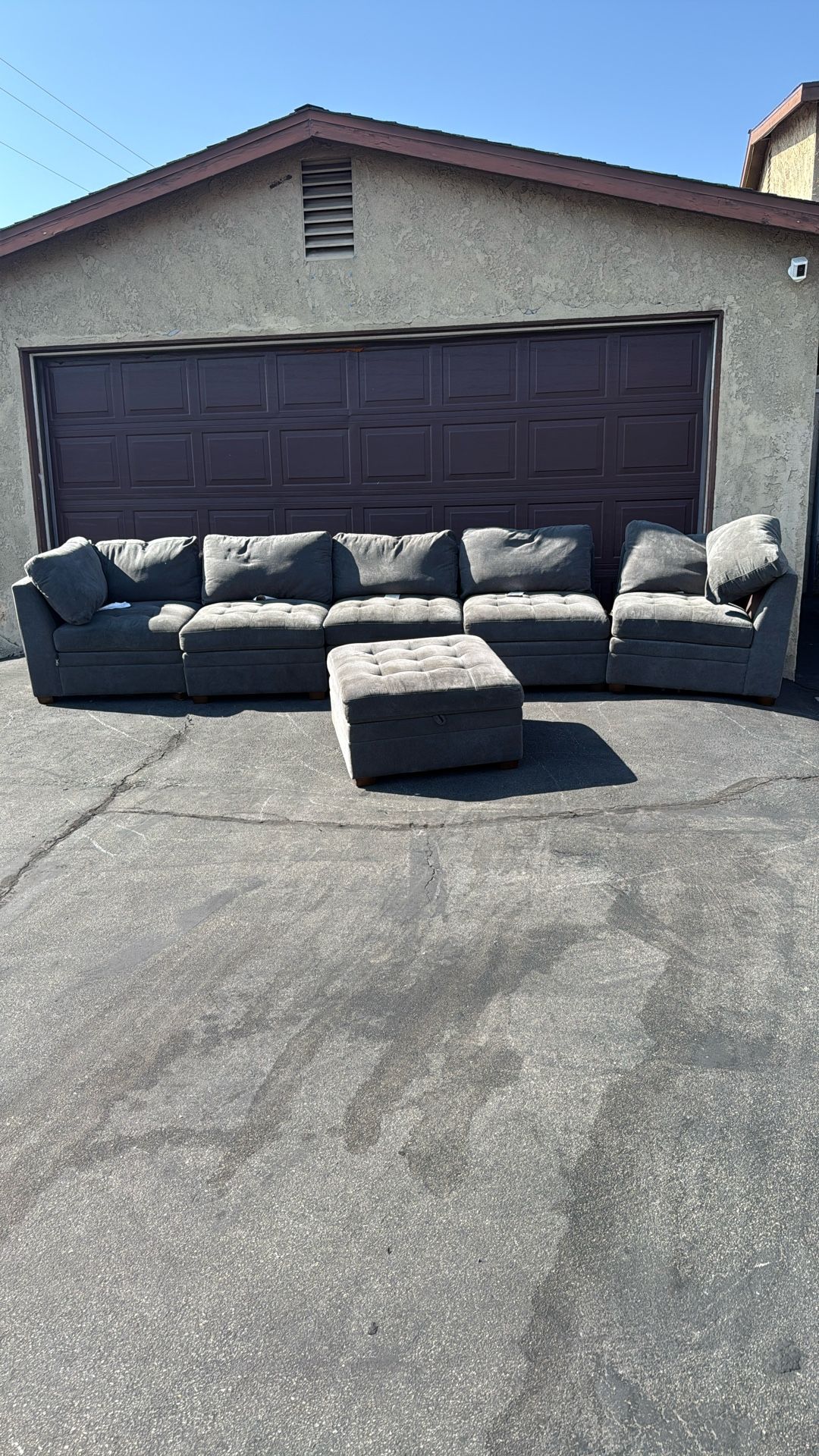 Sectional Couch Gray