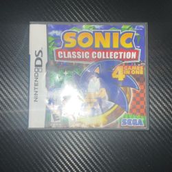 Nintendo Ds Sonic The Hedgehog Classic Collection 4 Games In 1 Catridge Card Not Included 
