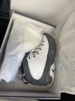 Air Jordan 9 Retro White Grey Blue
