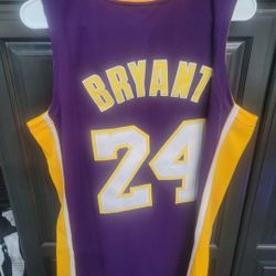 New Kobe Bryant Lakers Hardwood Classics Purple And Gold Jersey!! Sizes Xs, S, Only!! New With Tags!