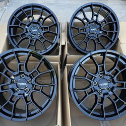 19” TRD Style Wheels For Toyota Camry RAV 4 CRV New Black Set Of Four Rims 