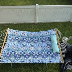 Hammock Stand, 1 Blue, 1 Orange And Cover  $110