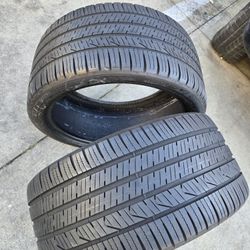 2.  PCS OF TIRES.   PIRELLI P ZERO AS PLUS.    SIZE 255/35/18