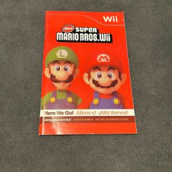 New Super Mario Bros. Wii Manual 