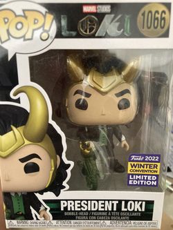 Funko pop “president Loki” 1066 Wintercon Edition