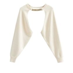 Women's Sexy Angelic Cardigan - Knitted Sweater/Shrug - Beige