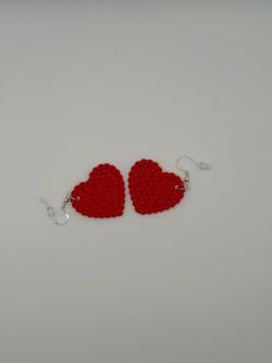 ♥️ Crochet Heart Earrings - $6