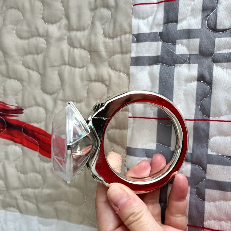 Large Imitation Diamond Ring