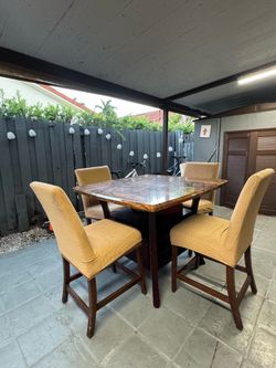 Juego de Comedor mesa de Marmol