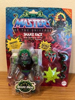 Masters of the Universe Mattel Snake Face 5.5 Inch -Action Figure