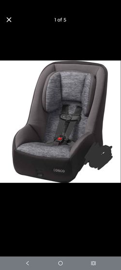Cosco Mighty Fit 65 DX Convertible Car Seat (Heather Onyx Gray) NO CUP HOLDER