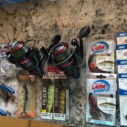 Quantum Throttle 2000s W/ 15 Lb Braid PLUS EXTRAs