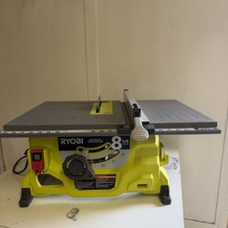RYOBY TABLE SAW LIKE NEW