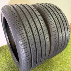 V327  235 40 18 95W  Barum Bravuris 5 HM  2 Used Tires 90% Life 