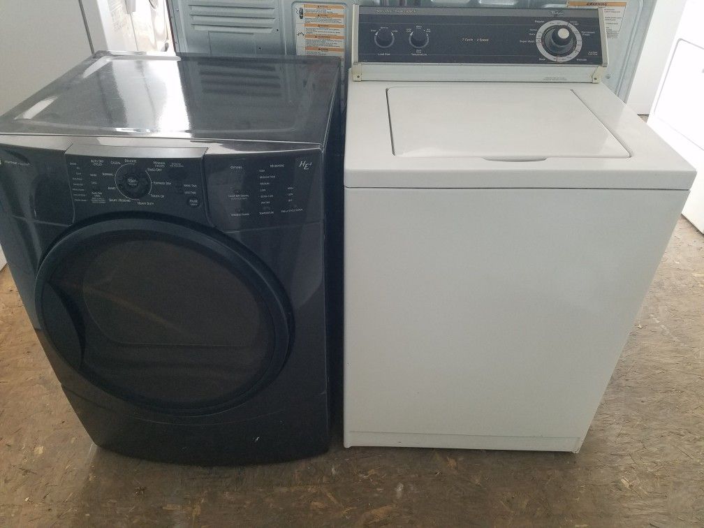 Washer and dryer