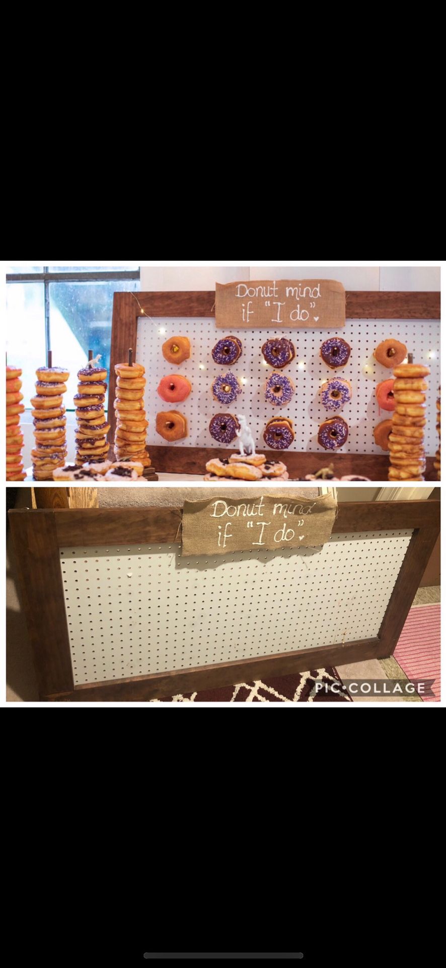 Donut Display Board For Wedding Or Baby Bridal Shower Party