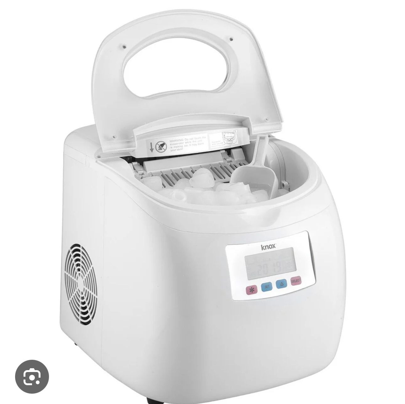 Knox Compact Ice Maker (27 Pounds In 24- Hours)