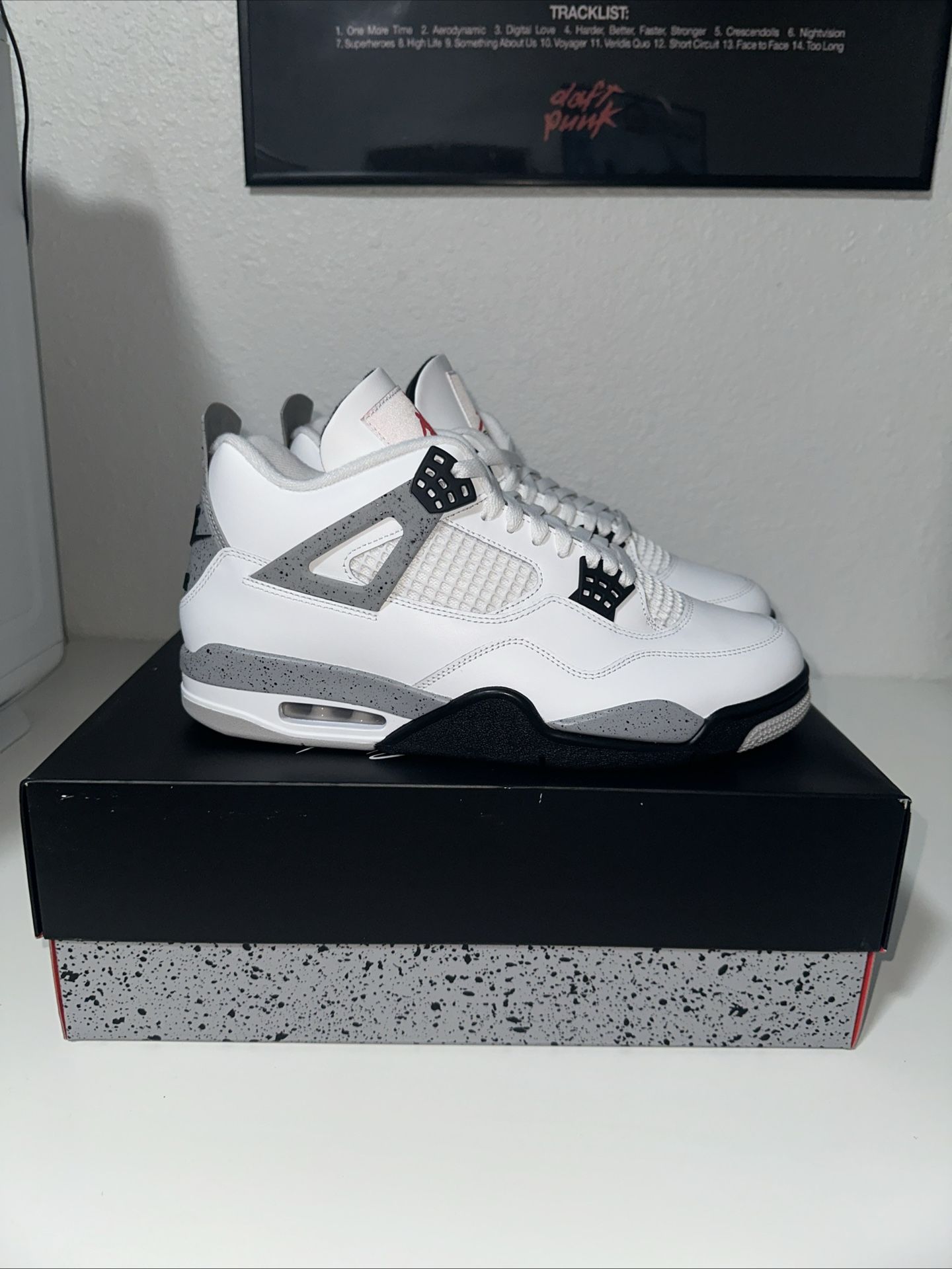 Jordan 4 White Cement 2025 Size 11.5