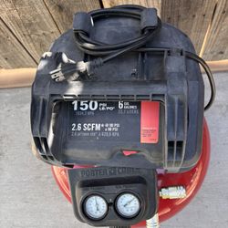 Porter+Cable 6 Gal. 150 PSI Portable Electric Pancake Air Compressor
