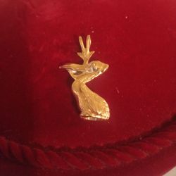 Custom-made 14 Karat Gold Pelican