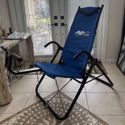 Ab Lounge Sport Lounger Core Abdominal Chair Resistance Exercise Machine 