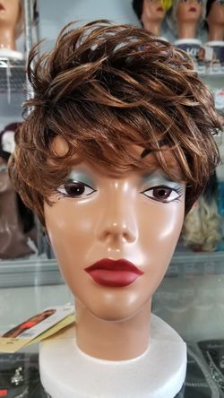Short Full Cap Wig Austin #Sepia.