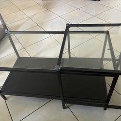 2 Piece Layered Glass Coffee Table