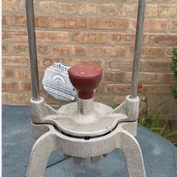 Vintage Heavy Duty Commercial Industrial Grade Potato Vegetable Chopper As Is